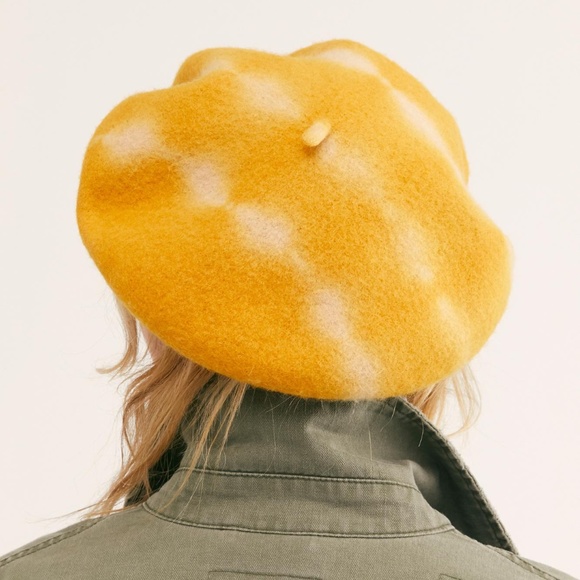 Free People Static Tie Dye Beret - Picture 2 of 3